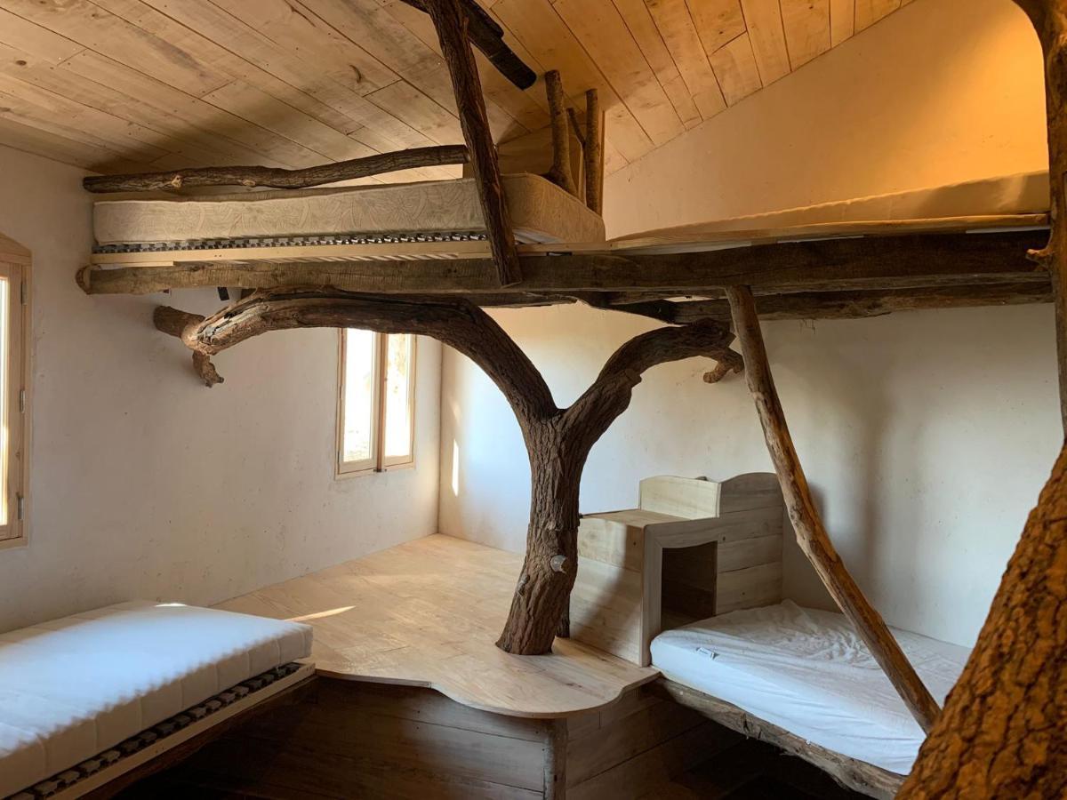 Gite Les Cabanes De Fallot Pour 15 Personnes - Piscine Naturelle L'isle-Bouzon エクステリア 写真